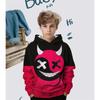 Kids Smiling Print Hoodies Boys Clothes Fashion Casual Pullover Boy Hooded Long Sleeve Sweatshirt for Children Spring Kids Tops