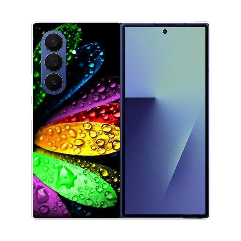 Transparent Folding Phone Case For Samsung Galaxy Z Fold 6 7 Clear Shockproof Hard PC Cover For Samsung Z Fold7 Fold6 Shell Capa