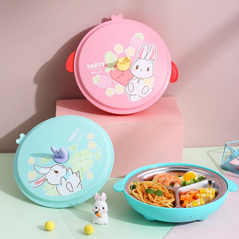 Star Orange Flying Rabbit Stainless Steel Food Container