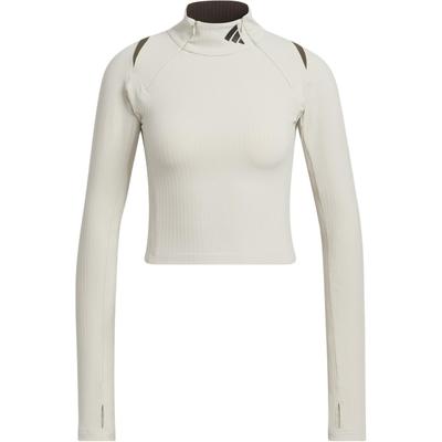 Future Style Pre Series Comfortable Sports Casual Slim Fit Long Sleeve Raglan T-Shirt Women Tops Light-Sesame Earth-Gray JM2453