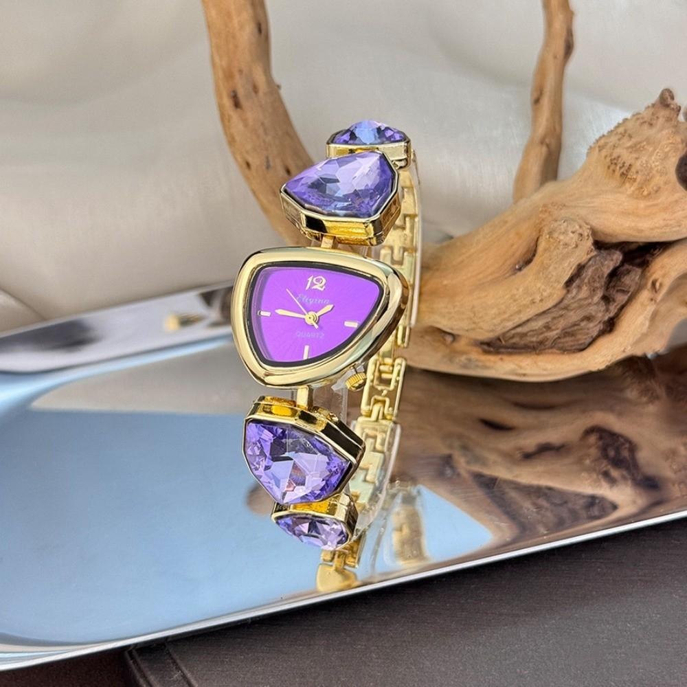 Modische unregelmäßige Damen-Quarzuhr mit Strasssteinen, buntem Zifferblatt, Armbanduhr, Damen-Armbanduhren, Geschenke