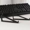 1 Pair Portable PETG Keyboard Elevated Stand Raised Keyboard Angle Riser Computer Keyboard Holder Accessories