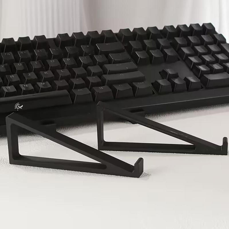 1 Paar Tragbarer Tastatur-Erhöhungsständer Erhöhter Tastaturwinkel Zubehör Computer-Tastatur-Erhöhung PETG Monitorhalter