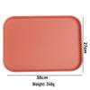 ZISIZ Rectangular Straw Serving Tray
