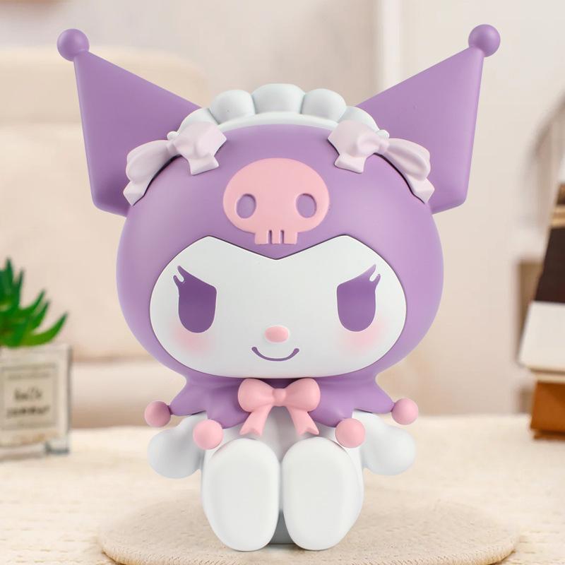 

Виниловая копилка-фигурка Sanrio Kuromi - Праздничный подарочный сувенир