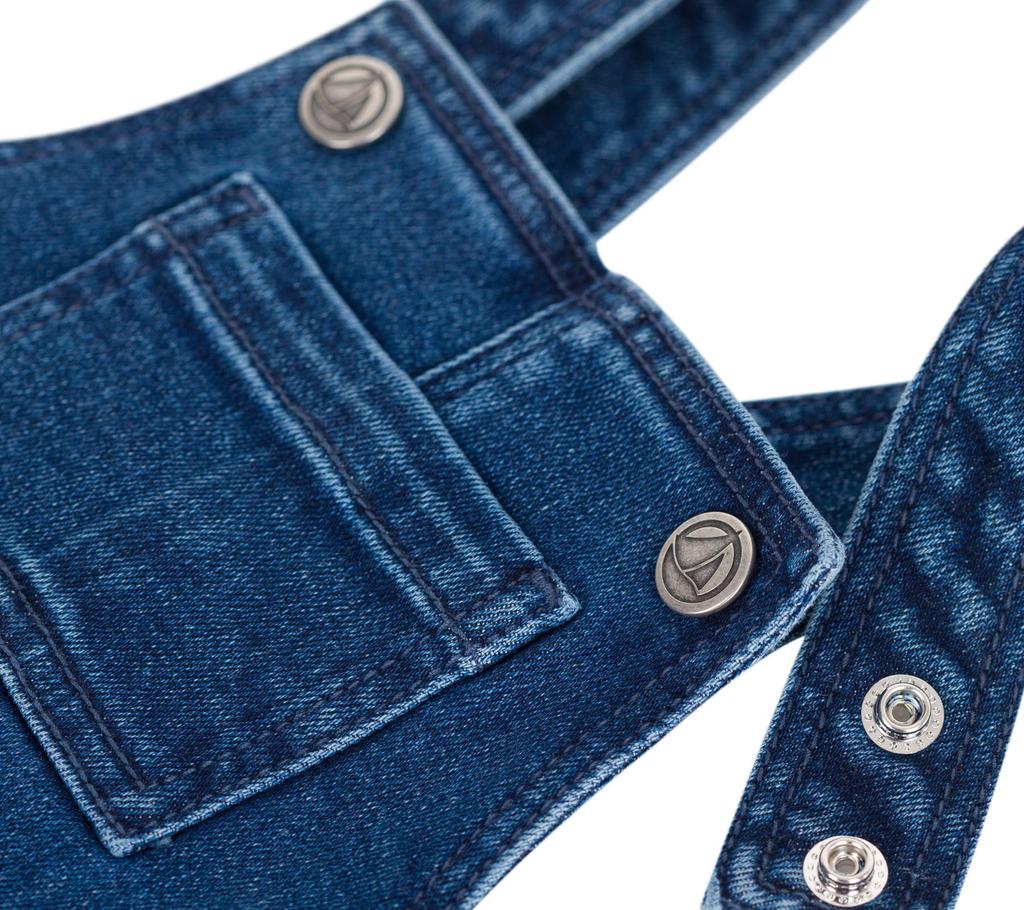 Petit Bateau Overalls A0EDM Indigo Blue 12 Months 74cm