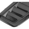 2pcs Universal Hood, Car Engine Vent Hood, Air Valve Cover Vent Hood, Car Exterior Parts for Focus RS MK2 (Carbon Fiber)