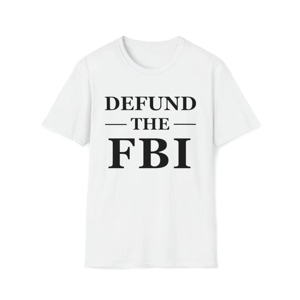 Defund The FBI Softstyle Crewneck T-shirt 3XL