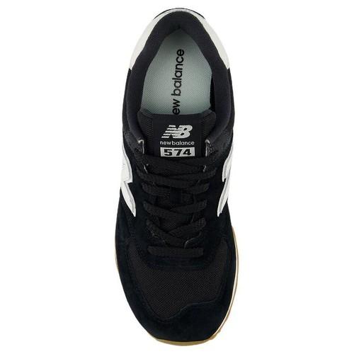 New Balance 574 Black White Gum - U574RAB