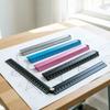 Scale-Lined Foldable Ruler with Metal Body and Center Joint for Drawing, Measuring, and Positioning Craft Layouts