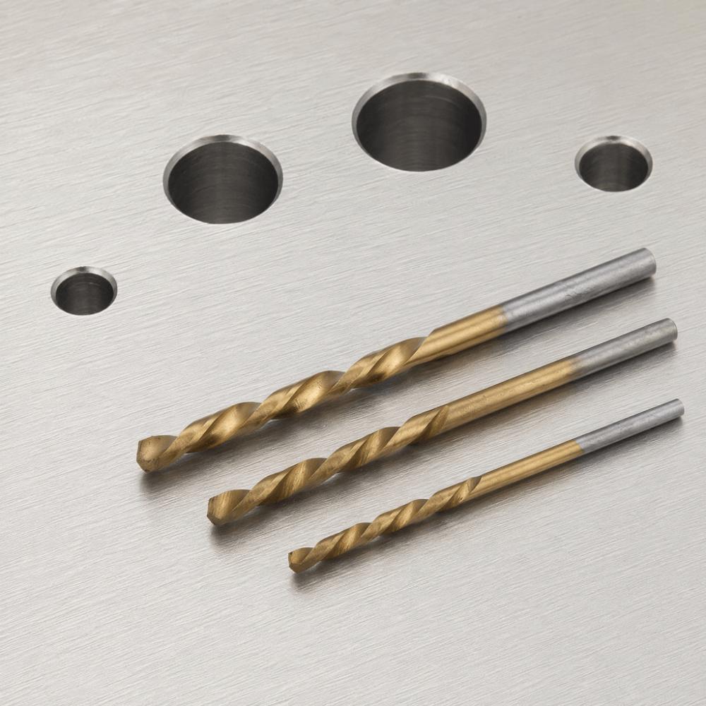 50pcs 135 Degree Point Angle HSS Drill Bit Set High Speed Steel Drill Bits Wood