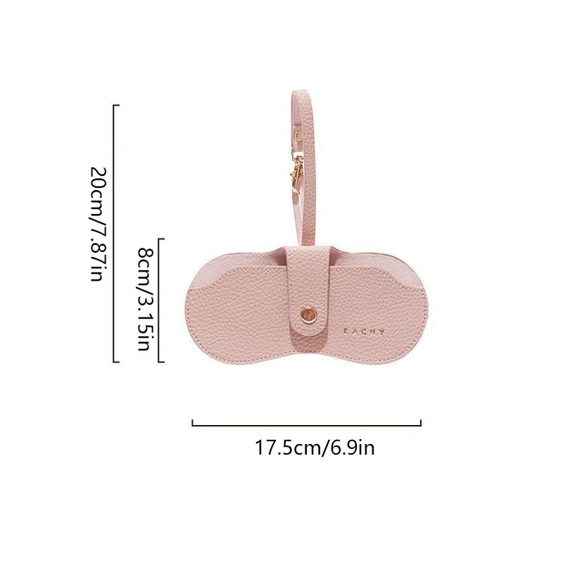 Glasses Cover Cute Hanging Pu Leather Sunglasses Reading Glasses Storage Bag Portable Travel Eyewear Holder