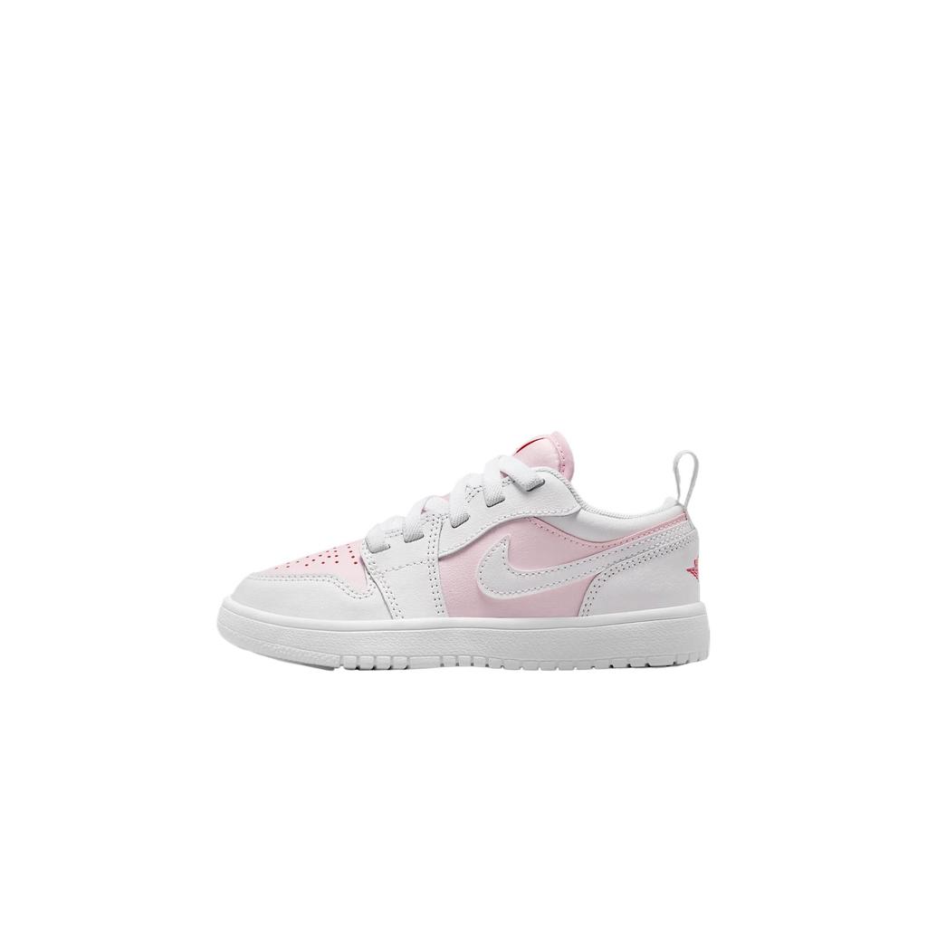 Air Jordan 1 Low ALT PS Pink Foam Kids Sneakers Fire-Red White DR9748-608