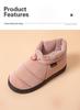 Wiederaufladbare elektrische beheizte Schuhe zum Einstecken - Beheizbare Fußwärmer zum Gehen mit separater Heizfunktion.