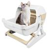 New Cat Semi-automatic Easy Cleaning Open Large  Litter Basin Splash-proof Cat Toilet Pet Cleaning Supplies Simplicity