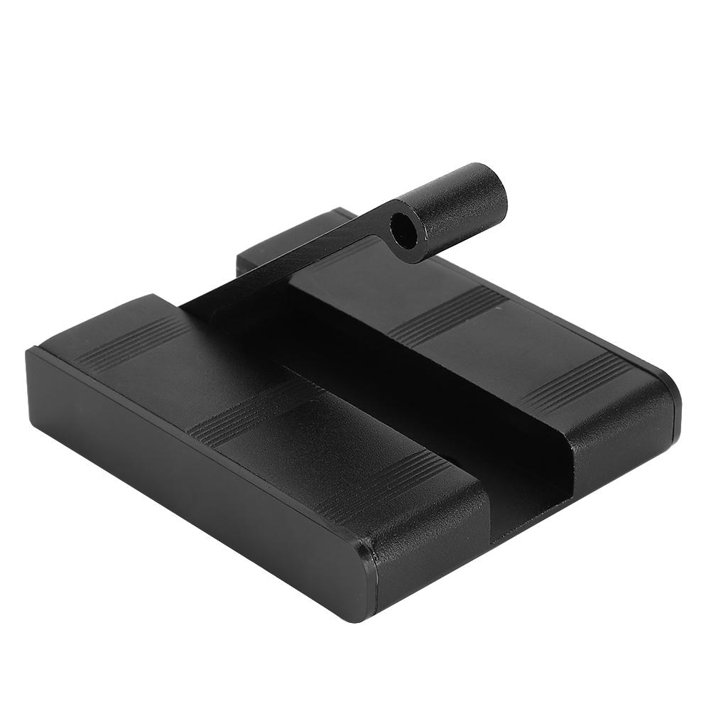 Folding Household Kitchen Bathroom Wall Mounted Aluminum Clothes Storage Hanging HookBlack Single Hook