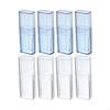 Mini Clear Storage Box, Portable Transparent Organizer for Swabs, Makeup, Dustproof Small Container