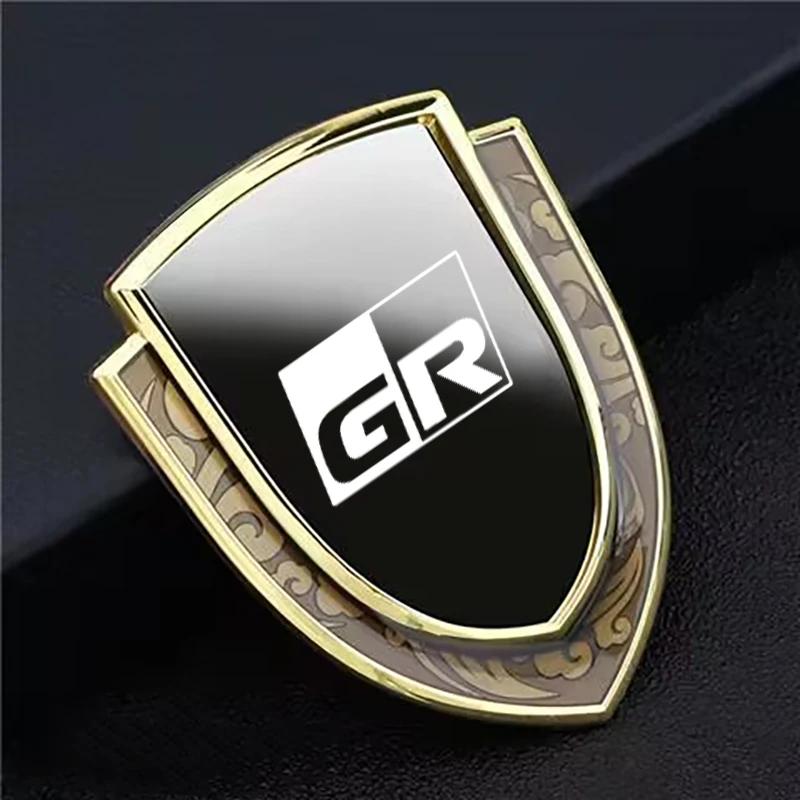 car stickers 3D metal accsesories auto accessory for gr sport Toyota YARiS supra Corolla Prius Harrier Camry Tacoma Venza rav4