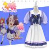 Anime Uma Musume Pretty Derby Cosplay Costume Toukai Teiou School Uniform Gold Ship Special Week Cosplay Lolita Sailor Dress
