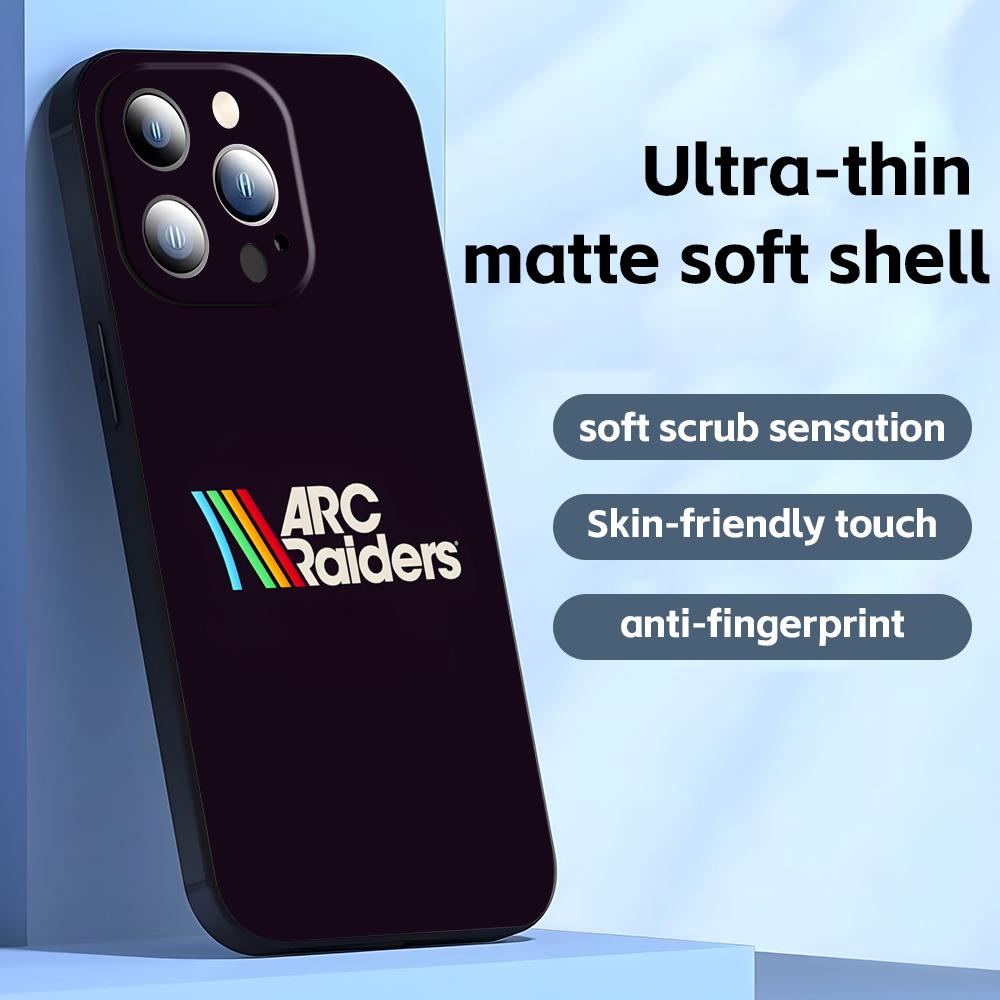 GORĄCA GRA ARC Raiders   Etui na telefon do iPhone17 16 16e 15 14 13 12 11 Plus Mini Pro Max Miękkie czarne Odporne na wstrząsy Pokrowiec