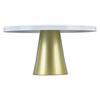 2pcs Round Dessert Display Stand Iron Cake Holder Smooth Cake Stand Set  Cake Display
