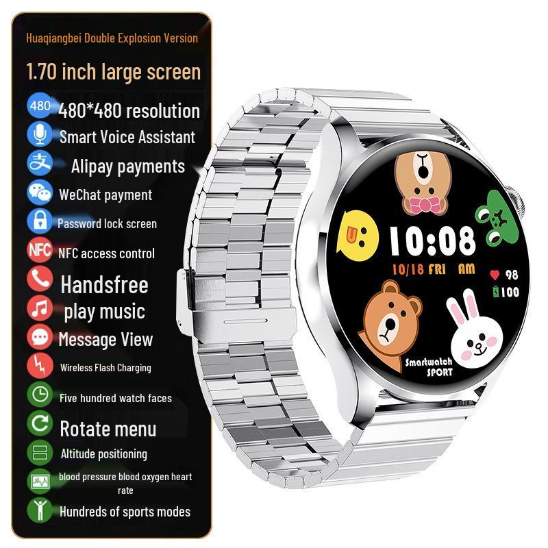 2025 NFC Bluetooth Call T05 Smartwatch GT5Pro for Men & Women