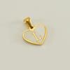 High-Quality Stainless Steel Heart Letter Pendant Necklace - Trendy Ins Style Clavicle Chain