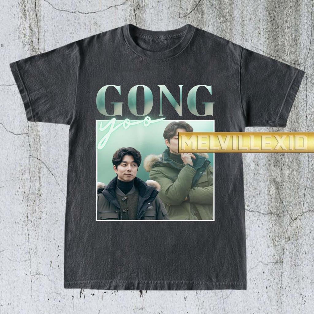 Vintage Gong Yoo Shirt, Korean Actor Tee, Unisex T-shirt, Fan Merchandise, K-pop Inspired, Casual Graphic Tee, Unisex T-Shirt MV48
