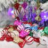 6pcs/box Random Color Christmas Candy Pendants Decorative Christmas Candy Ornaments  Xmas Gifts