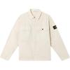 Solid Color Polo Collar Long Sleeve Shirt Men Shirts Beige K1S1512000-15S0003-V0095