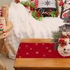 Christmas Table Runner Merry Xmas Home Decoration Ornament for Christmas Party Dinner Happy New Year Indoor Table Decor Accessory Supplies