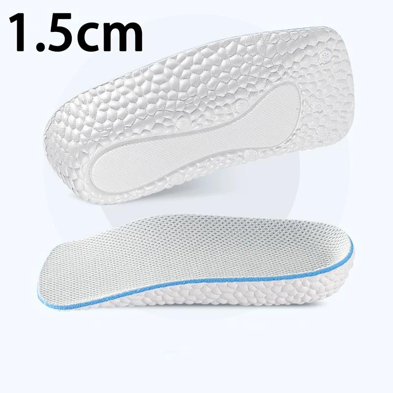 1Pair New Breathable and Comfortable Insoles Height Increase Half Insoles for Men and Women Shock-absorbing Sports Insoles