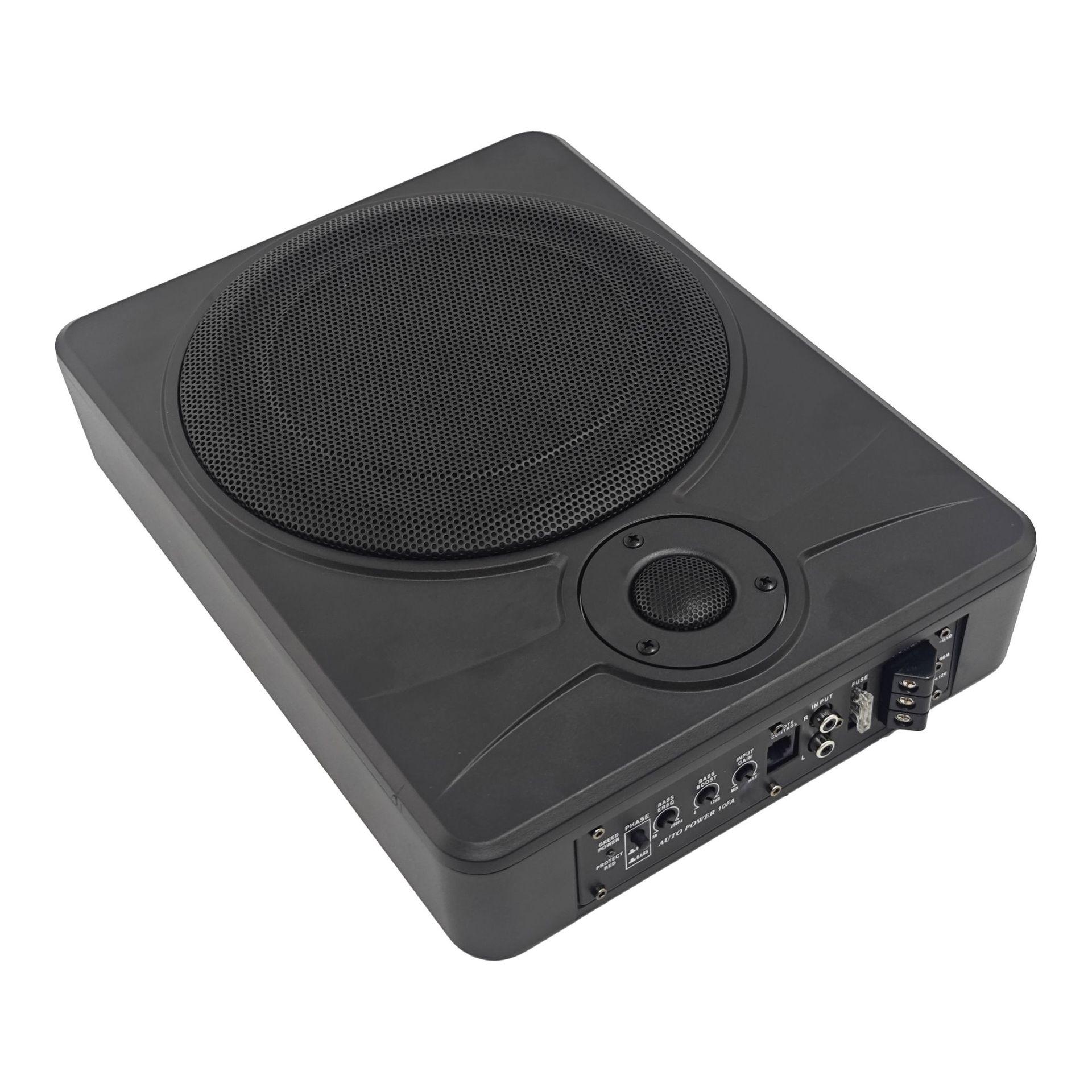 Ultra-Thin Car Audio Subwoofer with Dual Horn Tweeter 10-inch Full Range Tweeter Subwoofer (Universal)