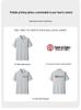 Unisex Business Lapel Polo Shirt - Short Sleeve, Casual Fitness, Custom Logo