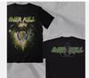 OVERKILL Band Retro Style 90s Black Double Sided T-Shirt