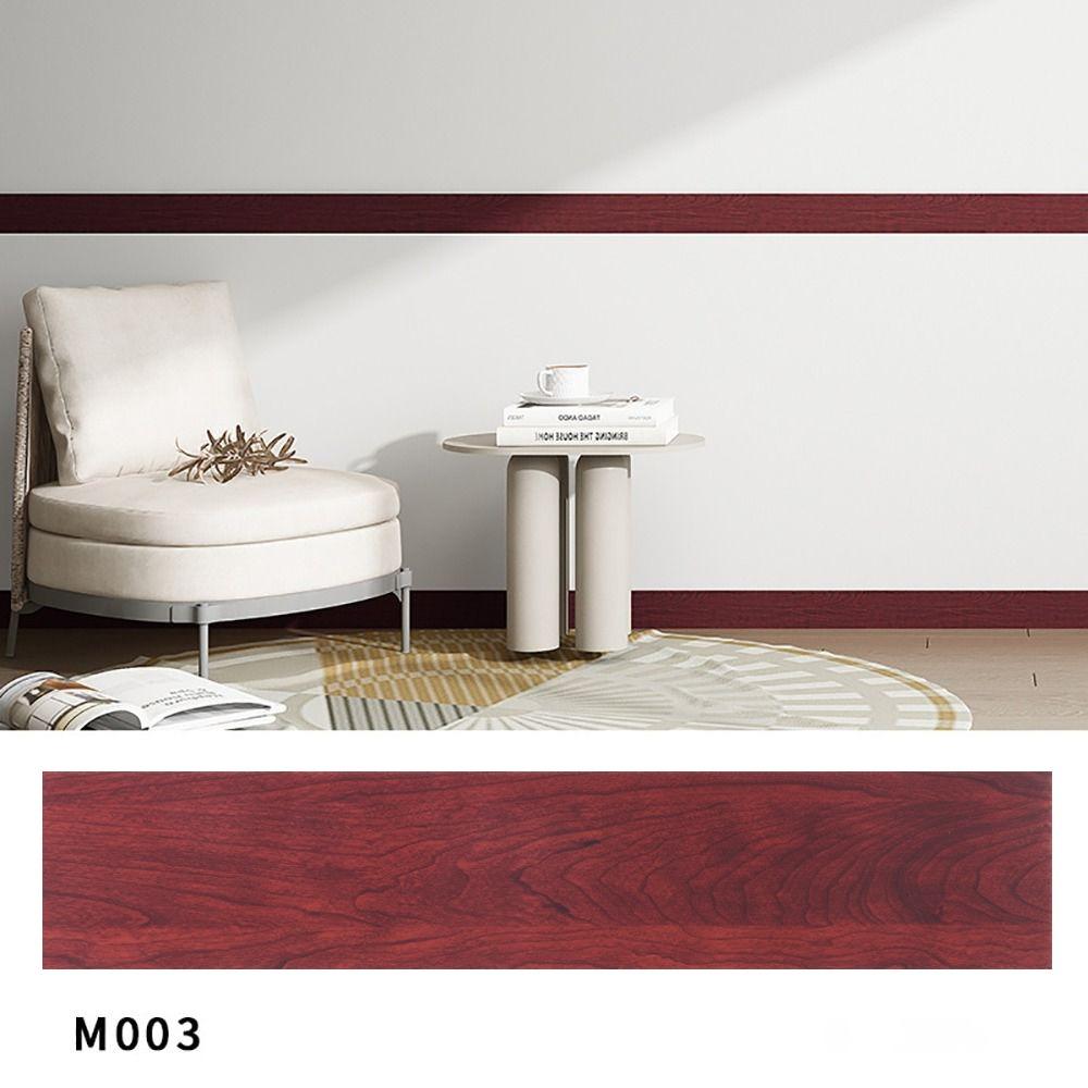 Self Adhesive Floor Tile Sticker Windowsill Corner Wallpaper Home Decor Skirting Line