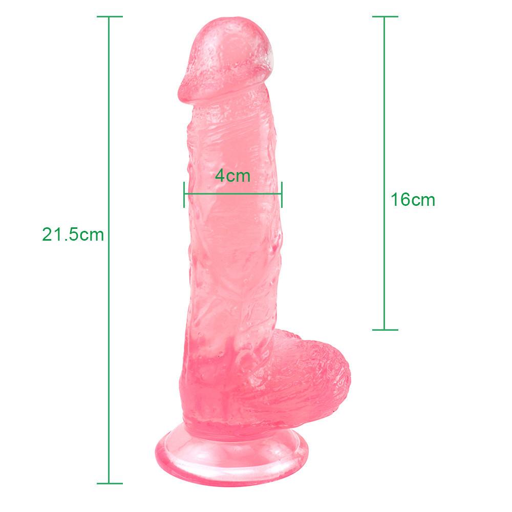 Soft Crystal Dildo RUNYU Adults Sex Toys Big Penis Butt Plug For Woman Anal Realistic Huge Suction Cup Dildo