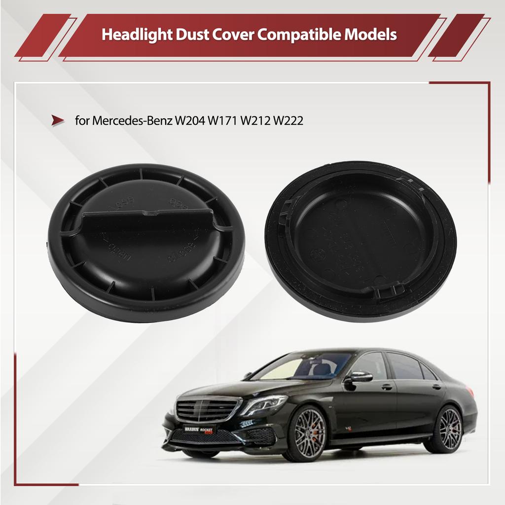 Capuchon De Phare Anti-poussière Pour Mercedes Classe C/E/S (W204, W212, W222, Etc.) - Réf. 1305219122