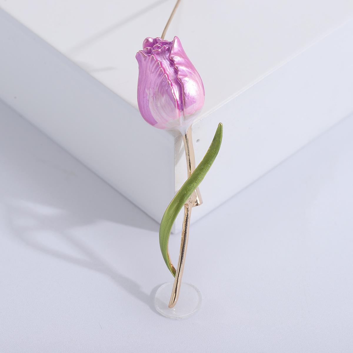 

Мода Капельная Роза Ювелирные Изделия Брошь Темперамент Женская Одежда Аксессуары Брошь Булавка фиолетовый