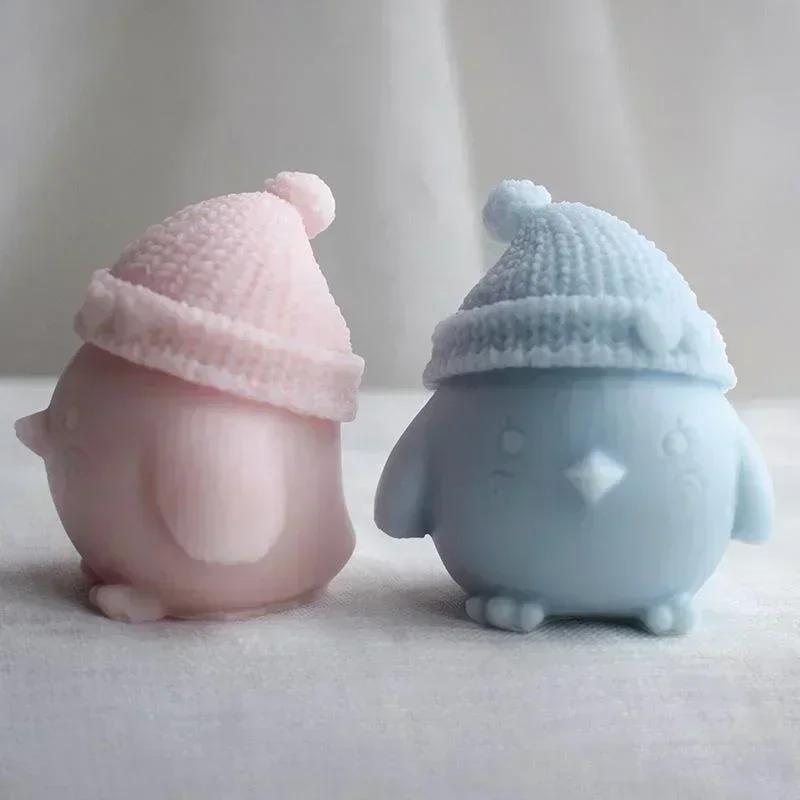 Moule en Silicone Poulet Cartoon Animal Créatif DIY Chocolat Bonbon Flip Bonbon Moule 3D Cuisine Pâtisserie Décoration de Gâteau Bougie Moule à Savon