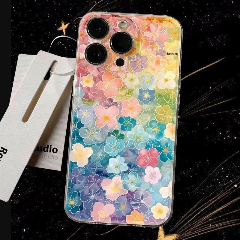 

Цветочный полноэкранный защитный чехол для Apple 11 Pro Max и iPhone 16 11