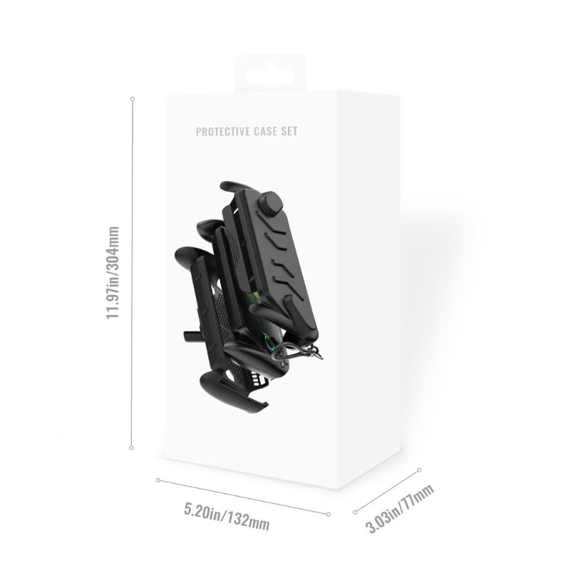 Gamepad Housing for ROG X Protective Cover Case Game Console Scratchproof Upper Bottom Shell with Kickstand