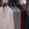 Yalu Men's Pure Wool Knit Polo Sweater