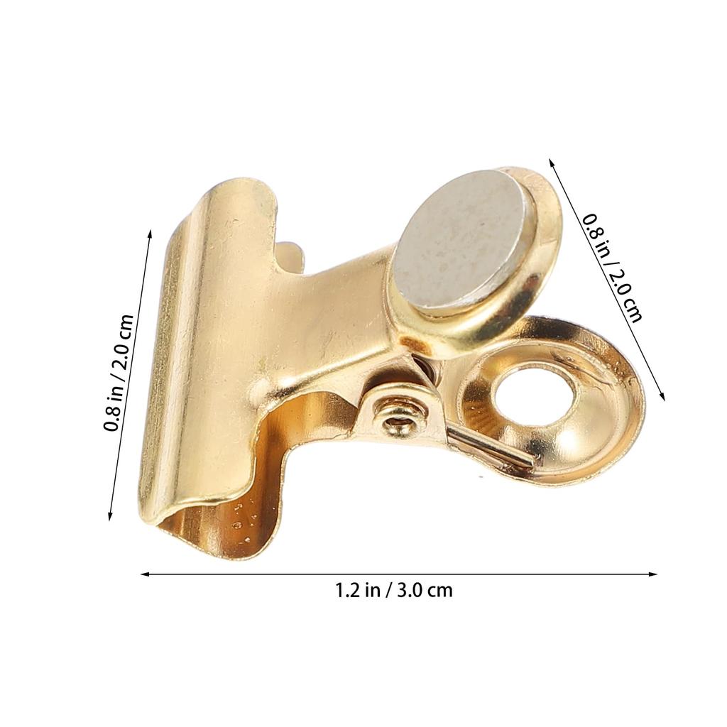 Strong Stainless Steel Magnetic Clips for for and Office Sticky and File Refrigerators, 10-Piece Set, KESYOO, Office, Home, School, Supplies,