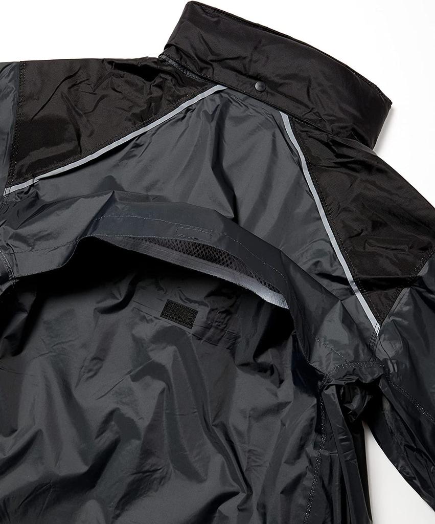 Hard Rainwear Waterproof and for 4L [Document] Set, Water-Repellent, Work, Charcoal,