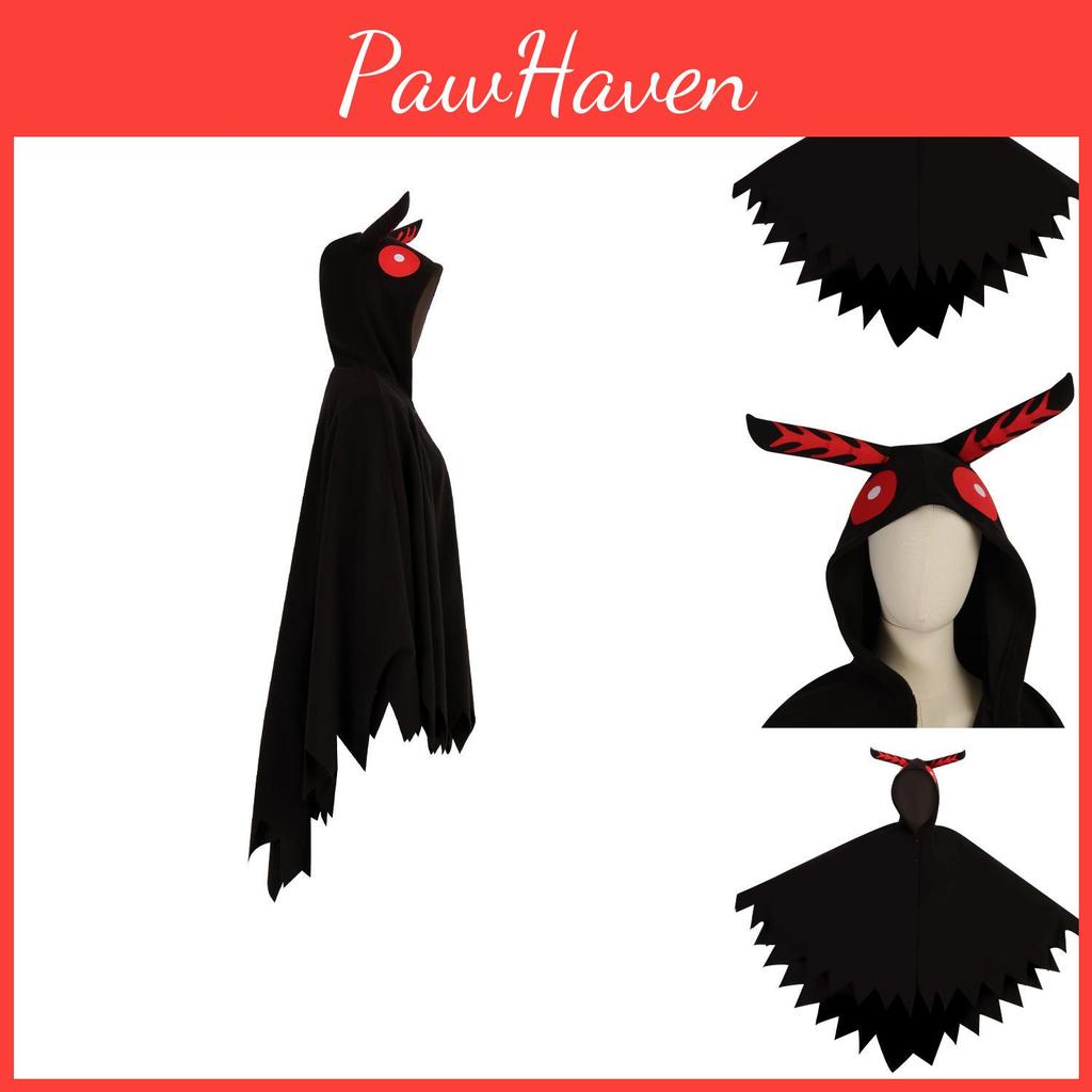 Legend Mothman Urban Cosplay Character Costumes Cloak Halloween Set Outfit