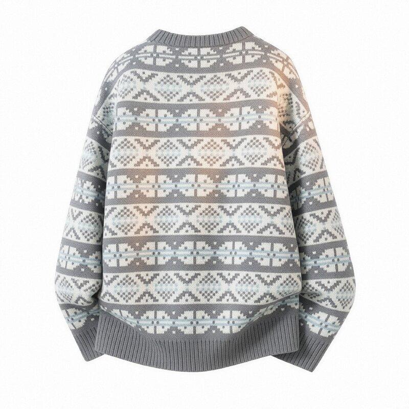 Autumn And Winter Sweaters For Men's Couples, Loose And Casual Men's Knitted Sweaters, Men's Long Sleeved Knitted Sweaters