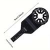 NEWONE 8pcs Carbide Oscillating Tool Blade, Multi-tool Saw Blades Multi Tool Mortar Cutting Saw Blades for Tile Concrete Cutting