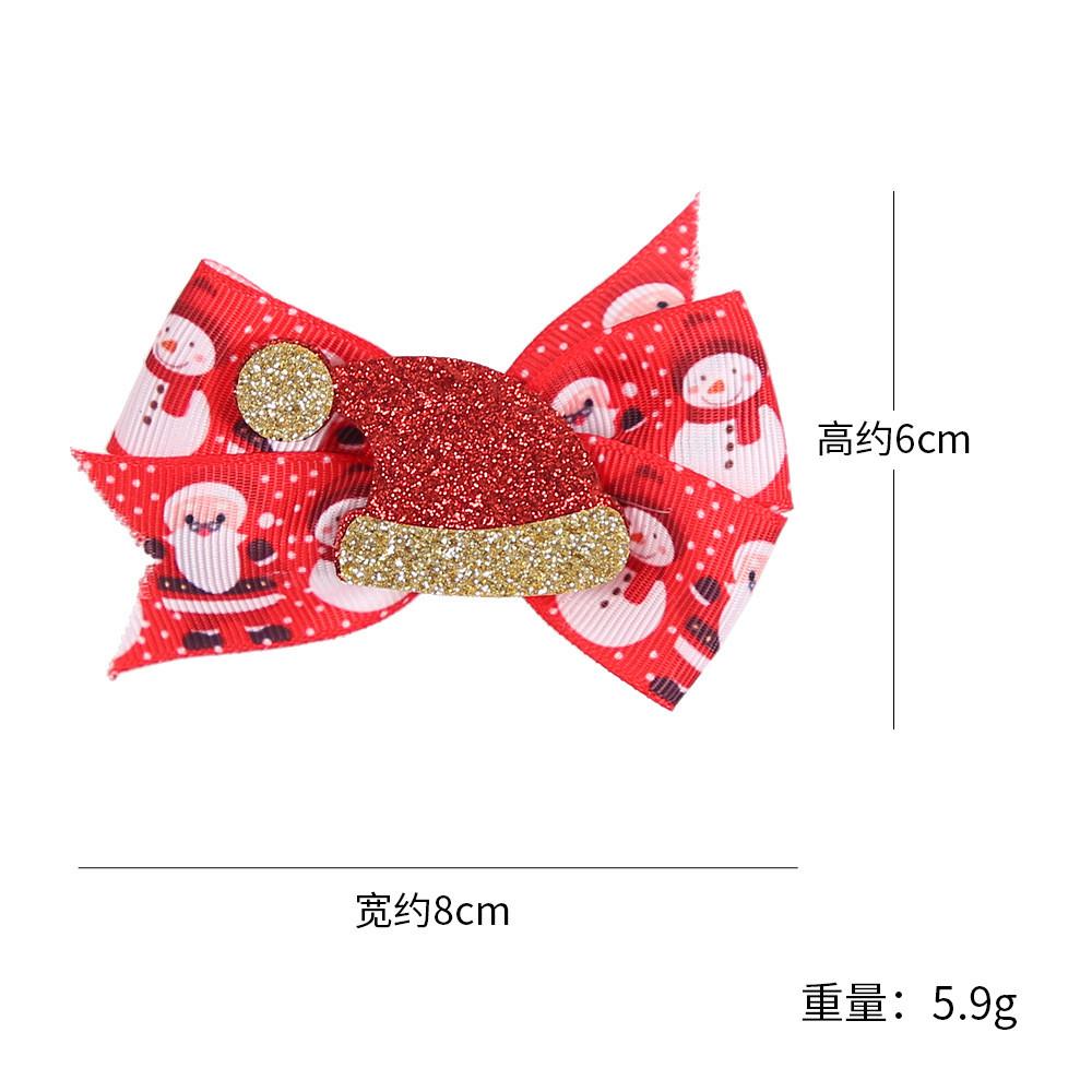 Adorable Hair Christmas Clips For Girls Featuring Sparkling Reindeer Antlers And Cheerful Designs