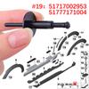 Auto Mudguard Core Rivets Expanded Plastic Rivets Side Skirt Sills Bumper Trim Clips for BMW X1 E84 X3 F25 X5 E70 X6 E71 E727